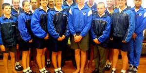 Leerlingraad 2016 Agter vlnr:  Elzaan du Toit, Connor Pedro, Megan Crafford, JC de Leeuw, Jurie-Johann Groenewald, MarnÃ© Middleton, Marlin Europa. Voor vlnr: Derek Brown, ShanÃ© Engelbrecht, Marzhan Roux (Onder-Hoofdogter), Caitlyn Otto (Hoofdogter), Dehan Botha (Hoofseun), Adrian Hage (Onder-Hoofseun), Wandi Louw.